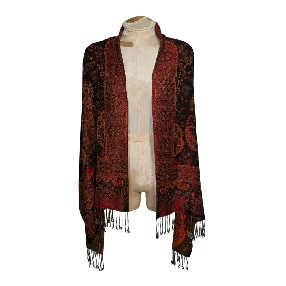 Pashmina‎ Paisley Patterned Scarf Shawl 28